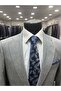 Linen Men's Suit (100% Linen Light Stripes) - 4