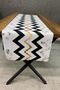 Zigzag Patterned Runner 40X140 cm