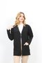 Black Steel Knit - Cordone Embroidered Mother Cardigan - 5