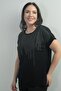 Women's Front Waterfall Stone Printed Crew Neck B.B. Blouse
