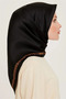 Dj Pure Silk Scarf 9260D (S) (Sura) 90 X 90 Yellow - Black 02 - 2