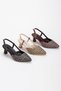 Nebraska Series Straw Detailed Pointed Toe Low Heel Women's Shoes - 5