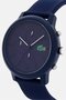 Men 2011244 Rubber Strap Watch 36 Mm, Navy - 3