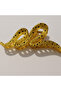 Yellow Gray Set of 2 Snake Shaped Buckles - 2