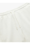Pocket Detailed Textured Bermuda Lace-Up Shorts - 6
