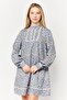 Women Allover Print Mini Dress, Multicolor