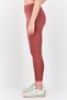 Women High Rise Sportswear Fit Yoga Leggings, Brown - 2