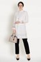 Transparent Tulle Detail Tunic 40480
