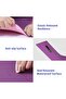 6mm Non Slip Exercise Mat for Yoga, Pilates, Gym & Home Workouts Purple - 3