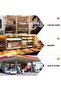 3-Tier Pastry Display Case, Acrylic Display Case with Rear Door Access, Suitable for Bakery - 6