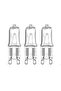 25W G9 220V 60W 25W 40W pin halogen bulb G9 high-voltage plug-in crystal bulb small bulb halogen tun