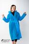 Women Men Raincoat Hooded Snap Eva Blue Raincoat M21Mrc881R08 - 5