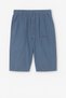 Men's Cotton Raw Cloth Capri – High Waist, Elastic Waist, Comfortable Fit Summer Shorts - 6