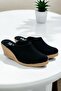 Women's Closed Toe Espadrille – Wedge Heel & Linen Slippers Model - 5