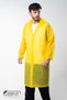 Women Men Raincoat Hooded Snap Fasteners Eva Yellow Raincoat M21Mrc881R01 - 6