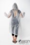 Women Men Raincoat Hooded Snap Eva White Raincoat M21Mrc881R02 - 5