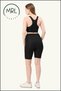 Women's Black High Waist Recovery Biker Shorts Short Sports Tights Lycra Diver Biker Tights 1043 - 3