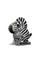3D Zebra Puzzle – Wildlife Puzzle Toy for Kids, Eco-Friendly Cardboard Model - 4