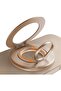 2025 Thin MagSafe Grip, Dual-Ring, Kickstand, Magnetic for iPhone 16-11/Samsung/Google. Desert Gold