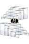 10 Pcs 2 Set Acrylic Riser Display Shelf, Clear Display Riser Display Stands (1-3-4-5-6IN)