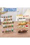10 Pcs 2 Set Acrylic Riser Display Shelf, Clear Display Riser Display Stands (1-3-4-5-6IN) - 7