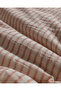 Agnes Single Muslin Yarn Dyed L Fitted Sheet I N Duvet Cover Set - Orange - 6