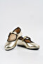 Women's Gold Coin Buckle Ballerinas Byndpt01 - 5