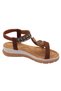 Akç A26 Brown Daily Stone Women's Sandals Shoes - 2