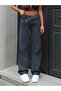 Pants Front Placket Straight Leg High Waist