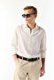 Men's Beige Color Loose Fit Chino Pants - 4