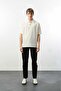 Polo Neck Ecru Tshirt - 4