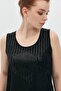 Sequin Printed Striped Tank Top - 3
