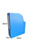 5 قطع حامل مجلات سطح المكتب مقاس A4 24 × 9 × 32 سم صندوق أرشيف مموج بلاستيكي - 2