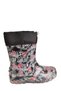 Girl's Kuromi Printed Plush Inside Waterproof Rain Boots - 2