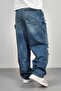 High Quality Men's High Waist Worker Style Skater Jean C368-Green-Tint - 6