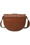 Women's Harwell Eco-Leather Small Flap Crossbody Purse Handbag, Brown, One size - 3