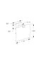 Toilet Paper Holder with Cover Lal Model Chrome Color - 3
