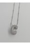 Non-Tarnish Steel Zircon Stone Balloon Necklace-Silver Color - 6