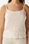 Women's June Strappy Butter Yellow Tiny Floral Bottom Top Pajamas Set - 5