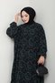 Stylish and Comfortable Robe Large Size Viscose Mother's Dress Green - 3