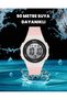 Waterproof Digital Children's Wristwatch 348 Model Pink 4 Colors Stopwatch-Alarm 5Atm