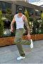 Khaki Baggy Cargo Pants - 7