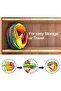 1 Piece Rainbow Pattern Long Cat Tunnel - Pet Play Tunnel - 3
