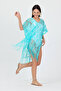 Bysen Montana Floral Patterned Loose Beach Dress Pareo
