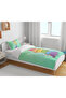 Cute Cat 3D Digital Printed Single Child Teenager Bedding Set Without Sheets - 2