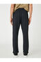 Basic Jogger Sweatpants with Lace Waist Pocket - 4