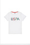 Boy's White Crew Neck T-Shirt 50299850-Vr013 - 2