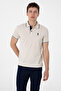 Men's Slim Fit Polo Neck Stone Basic T-Shirt 50305980-Vr049 - 3