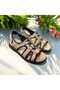 Inside and Outside Genuine Nubuck Leather Full Orthopedic Sandals - 4