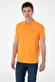 Men's Regular Fit Polo Neck Orange Basic T-Shirt 50306007-Vr051 - 3